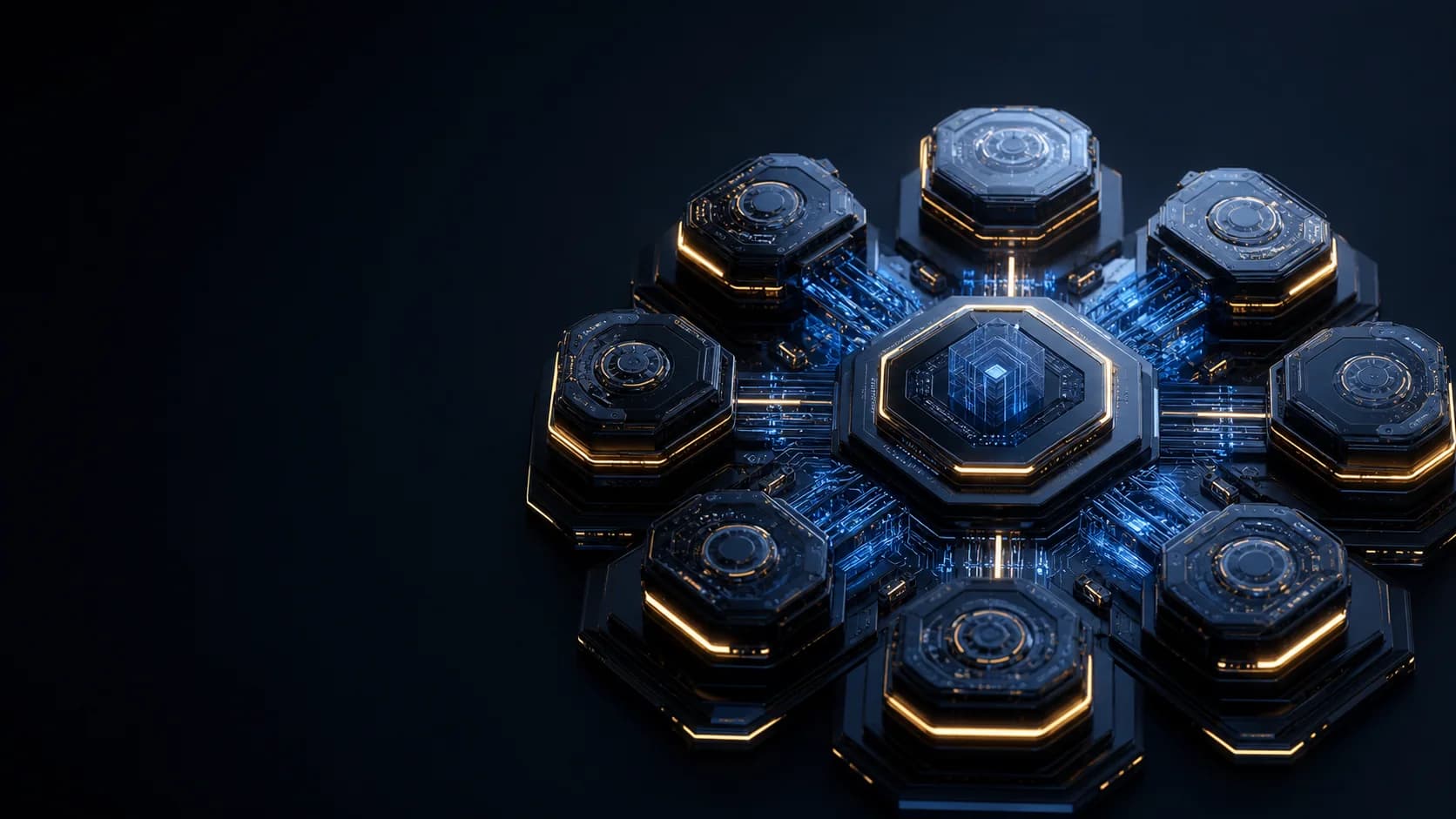 A modular system representing eight standard EAs and one custom core